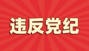 江苏省人社厅厅长朱从明违反《中国共产党纪律处分条例》