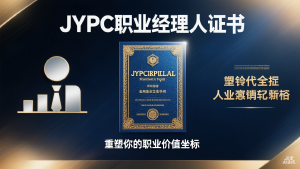 从业务骨干到经营统帅：JYPC职业经理人证书，重塑你的职业价值坐标