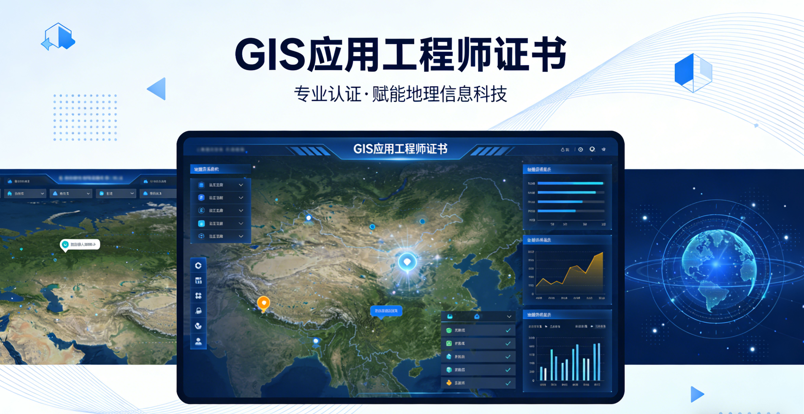 JYPC全国职业资格考试认证中心GIS应用工程师证书，为数字时代赋能