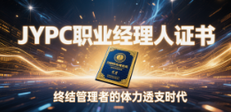 从救火队长到战略操盘手：JYPC职业经理人证书，终结管理者的体力透支时代
